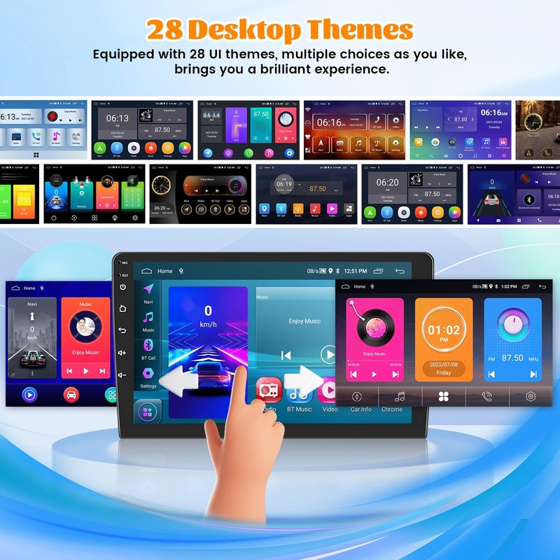 Roinvou 2+64G Android 10.1" Touch Screen for Jeep Liberty 2008-2012