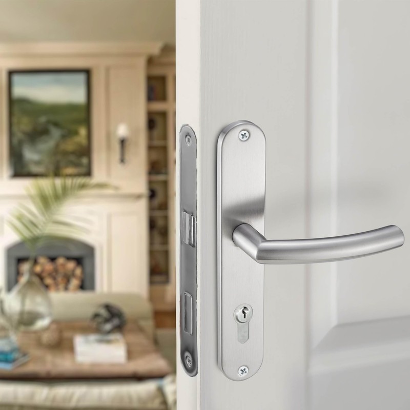 Stahlia Handle set long plate renovation set stainless steel brushed