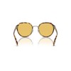 Coach HC7154 Sunglasses, Honey Tortoise/Amber Solid, 52 mm