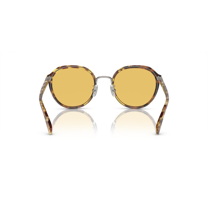 Coach HC7154 Sunglasses, Honey Tortoise/Amber Solid, 52 mm