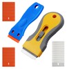 Razor Blade Scraper, Scraper Tool with 2 Pack Scrapers 20PCS