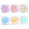 BIUDECO Diy Manicure Kit Boxes of Resin Nail Flowers Changing