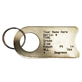 Advantage Rigging - Chain Sling Identification Tag Replacement