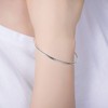 925 Sterling Silver Bangle Bracelet Stackable Bangles for Women
