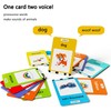 English and Spanish Bilingual Talking Flashcard Toys With 224 Common