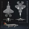 HANGOU 1/72 F-35B Lightning II (Basic Condition) Military Model Aircraft