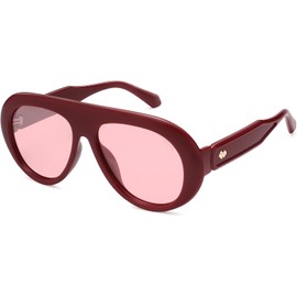 SOJOS SJ2390 - anteojos de sol polarizadas de gran tamaño para mujer y hombre, estilo retro clásico de los años 70, protección UV