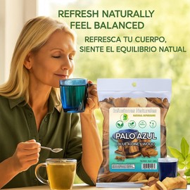 Palo Azul 4oz (141.g) Herbal Tea | Kidneywood (Blue Stick) Te Herbal | Makes 40+ Cups | Wildcrafted Kidney Wood Tea | All Natural Tea, non-GMO.