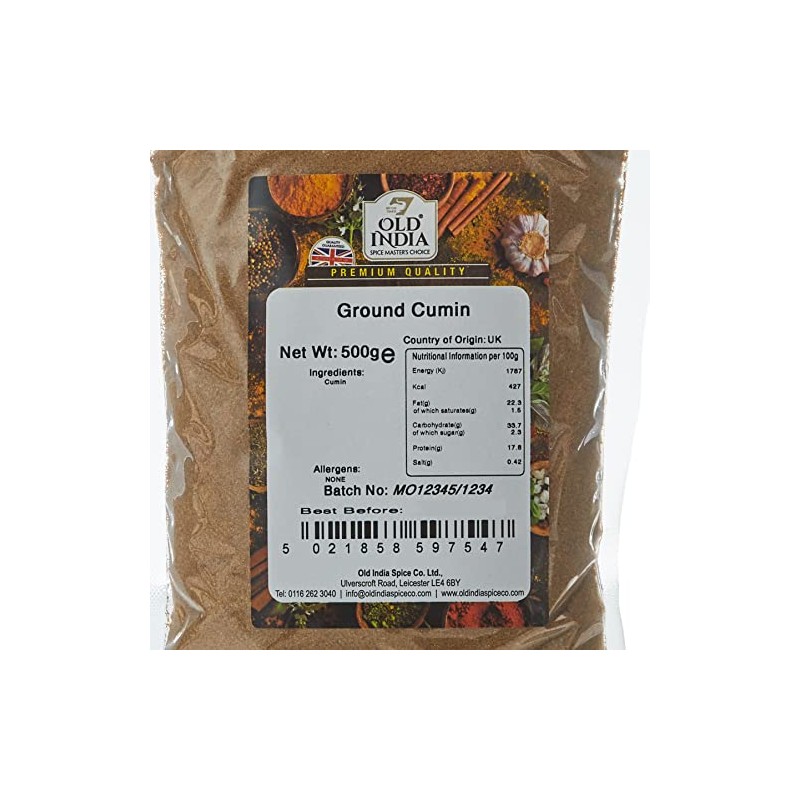 Old India Ground Cumin 500g