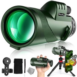 40x60 High-Power Monocular Telescope for Adults with Tripod - Compact, BAK4 Prism & FMC Lens, Ideal for Hunting, Bird Watching, PA-OD-711
