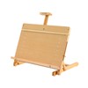 MEEDEN Large Drawing Board Easel, Solid Beech Wooden Tabletop H-Frame