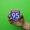 Interstate 95 Patch I-95 Freeway Sign Embroidered Iron On