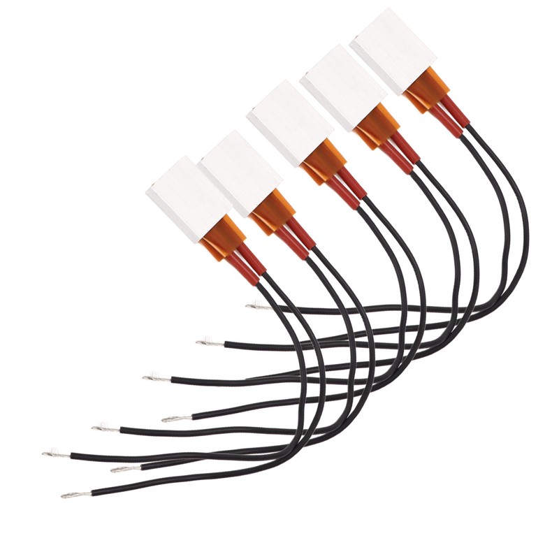 5Pcs PTC Heater Plate Ceramic Thermostatic Aluminum PTC Heating Element