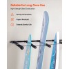 5-Tier Vertical Surfboard Wall Mount Rack Adjustable Metal Board Stand