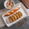 ZAROCRUS Farmhouse Melamine Dinnerware Sets,12 Pieces Dishes Dinnerware Set,Service for