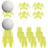 15pcs Golf Mat Tees Plastic Golf Simulator Tees for Winter