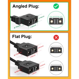 VASTHOME Deep Fryer Cord Replacement for Hamilton Beach, Masterbuilt, Butterball, Farberware, Secura, and Pukomc Electric Deep Fryers - 16 AWG Flat Power Cord Replacement Part