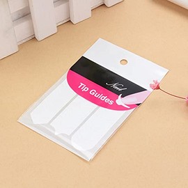 Diseño 3D Puntas de Arte de Uñas Francesas Calcomanías Autoadhesivas Líneas Ultra Delgadas Etiqueta de Guía de Forma Accesorio de Decoración de Manicura Guías de Punta Francesa Pegatinas de Manicura F