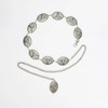 Western Metal silver chain belt for Women Cowgirl Chain Belts