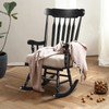 Giantex Outdoor Wood Rocking Chair - Patio Rocking Chair with