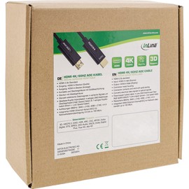 InLine® HDMI AOC Cable, High Speed HDMI with Ethernet, 4K/60Hz, Male/Male, 30 m