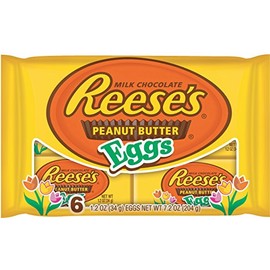 Reese's Easter Peanut Butter Eggs,1.2 oz 6-Count Packages (Pack of 4)