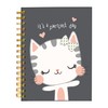 iampanda Spiral Journal Notebook,Strong Twin-Wire Binding with Premium Paper for