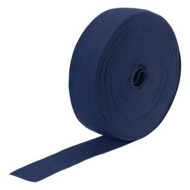 MECCANIXITY Elastic Bands for Sewing 1.1" 10 Yard Dark Navy Blue Knit Elastic Spool High Elasticity for Wigs, Waistband, Pants