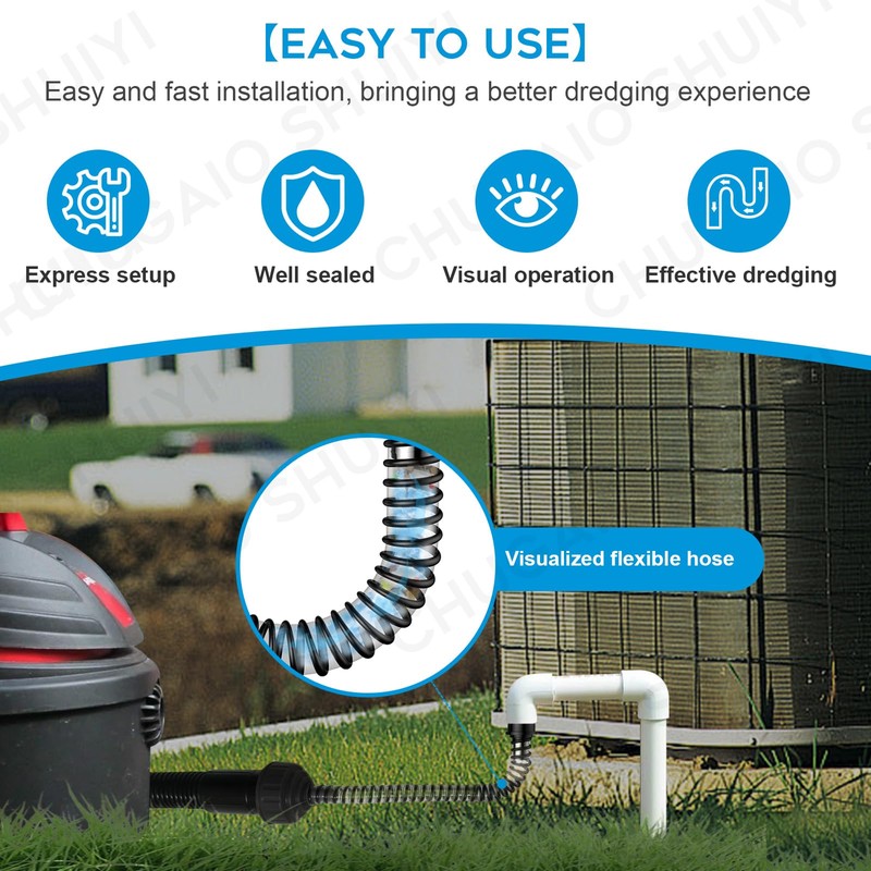 AC Drain Line Cleaner；AC Drain Line Cleaner Adapter Evacuates &