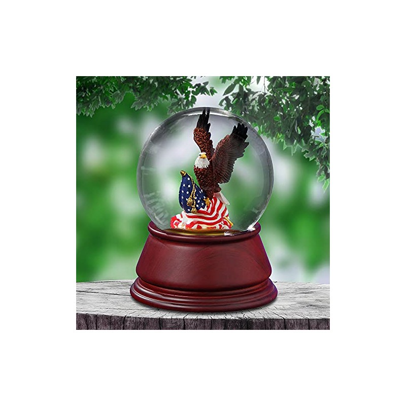 The San Francisco Music Box Company American Eagle Musical Water