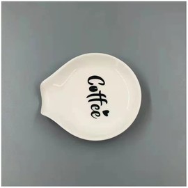 Coffee Spoon Rest, Small Spoon Rest for Coffee Station, Mini Coffee Spoon Holder for Tea Spoon, Stirring Spoon, Teaspoon, Coffee Stirrers, Ceramic Coffee Bar Accessories and Organizer for Countertop