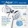 AquaCare Magneton 8-setting Magnetic Docking Hand Shower with Built-in Shower
