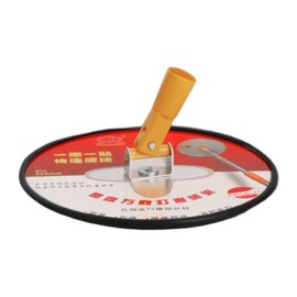 Fenteer Drywall Pole Sander Drywall Polishing Sanding Tool Handheld Aluminum Alloy Wall Sander 9 inch Radial for Painting Projects, Red