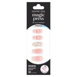 Dashing Diva Magic Press Nail Tip Set, 1 Set, Delight / 데싱디바 매직프레스 네일팁 세트, 1세트, 딜라이트