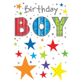 Piccadilly Greetings Happy Birthday Card for A Boy - 7 x 5 Inches