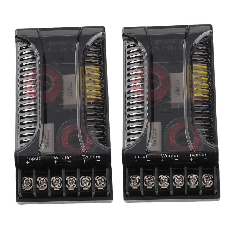 2 Pieces 2 Way Car Audio Crossover, Engine Audio Two