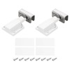 sourcing map Glass Door Magnetic Catch Latch Closures with Clamp,