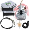 Carburetor Hose Kit for Yamaha TTR90 TTR 90 2000 2001 2002 2003 TTR90E 2003 2004 2005 with Throttle Cable Handle Grip Fuel Filter Parts