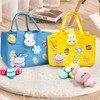 PARSUP 3PCS Easter Egg Hunt Bags Happy Easter Bunny Gift