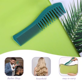 Mozeat Lens Hair Comb, 2 PCS 7 Inch Double Tooth Hair Dressing Comb for Women and Men, Professional Fine Wide Tooth Dresser Comb for All Hair Types, Beard and Mustache