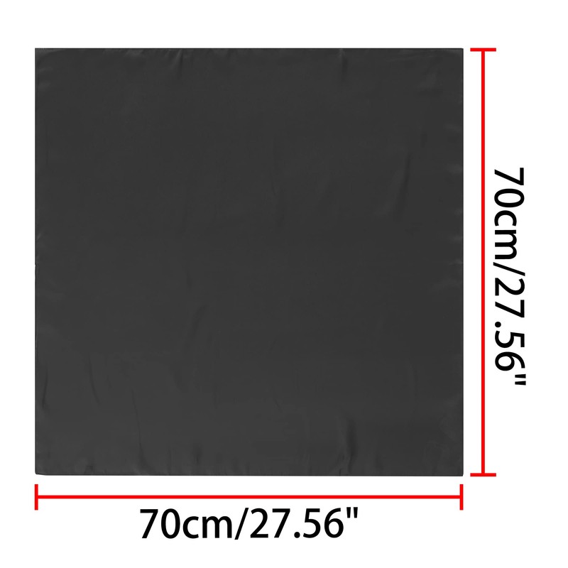 Allegra K Scarf, Plain, Square, Neckerchief, 27.6 inches (70 cm),