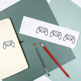 Azeeda 4 x 'Games Controller' Premium Vinyl Decal Stickers – Waterproof, Durable & Easy to Apply - Ideal for Cars, Windows, Bins and More - 50mm (S) (DW00045761)