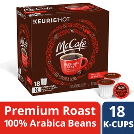 McCafé Premium Medium Roast K-Cup Coffee Pods (18 Pods)