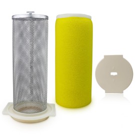 Air Filter & Air Filter Cage Guide & End Cap For Yamaha Kodiak 400 YFM400 YFM400A YFM400FA YFM400FAH 4x4 2000-2002 5GH-14458-01-00 1UY-14468-00-00 5GH-14458-01 5GH-14451-00-00