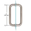 Dynasty Hardware 8" Back to Back Tubular Shower Door Pull