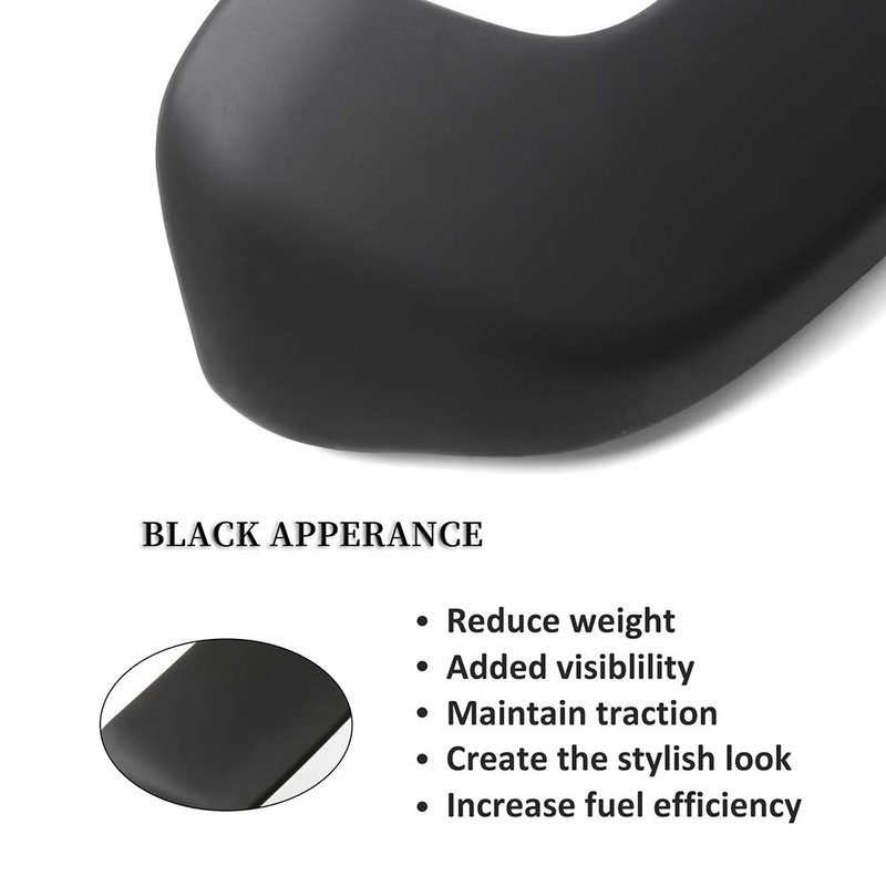 cciyu Rear Roof Window Spoiler Wing with 3rd Brake Light