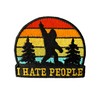 I Hate People Funny Patch - Sasquatch Bigfoot Sarcastic Tactical