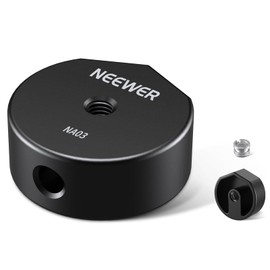 NEEWER Tripod Adapter Compatible with Starlink Mini & Original Pipe Mount for Outdoor Camping, Lightweight Aluminum Tripod Mount Conversion Adapter, Standard 1/4" & 3/8" Threaded, NA03