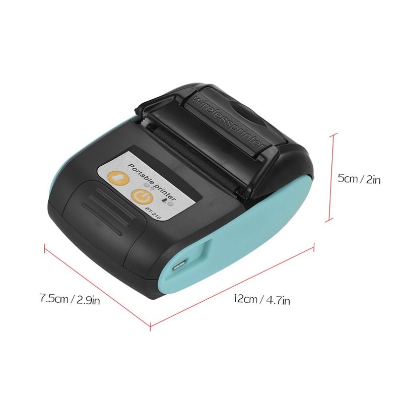 Sunydog Receipt Thermal Printer Portable Thermal Printer Pt-210 Receipt Printer