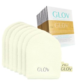 GLOV Set of 7 make-up wipes, microfibre washable make-up gloves, cleaning cloths for the face and eyes, facial cleansing wipes, microfibre cloths, reusable | On The Go